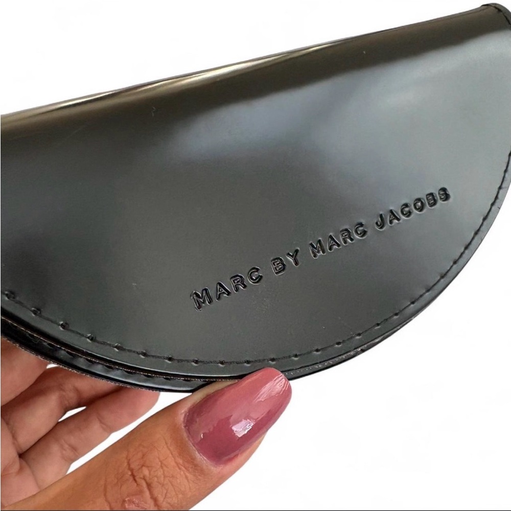 Marc by Marc Jacobs Black Patent Leather Sunglasses Case